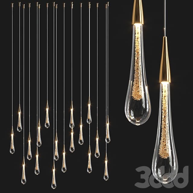 Stylish Modern Drop Pendant