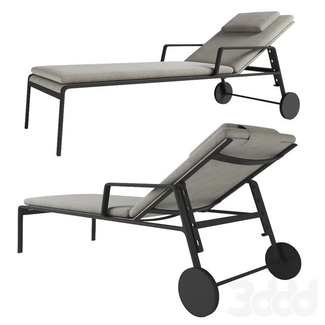 Kettal Park Life Deckchair 11600 pillows