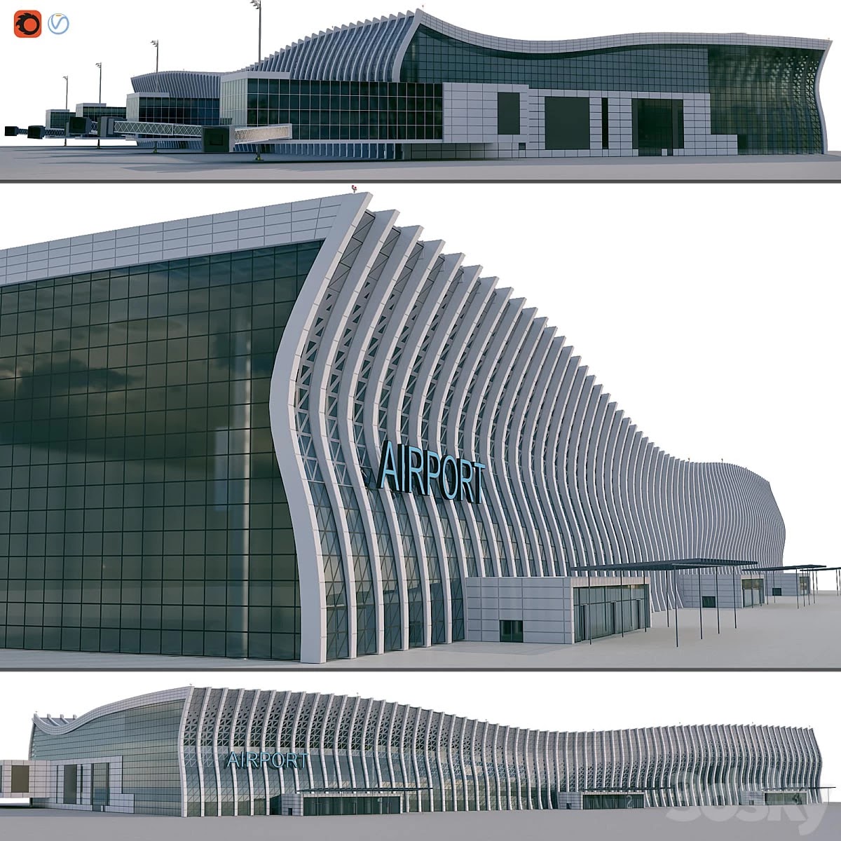 Airport building
