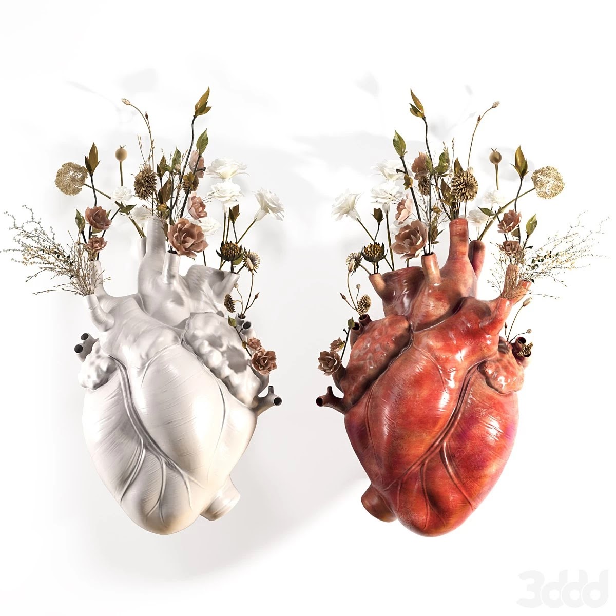 Wall Heart Vase