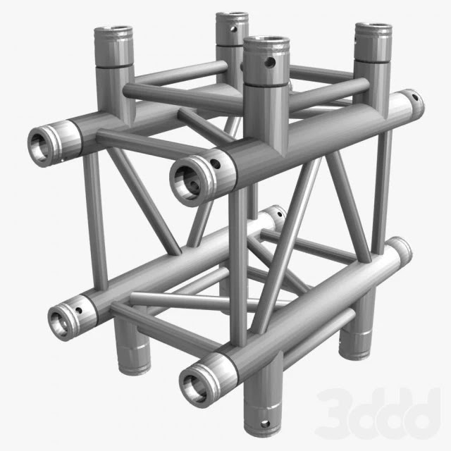 Square Truss Cross and T-Junction 031