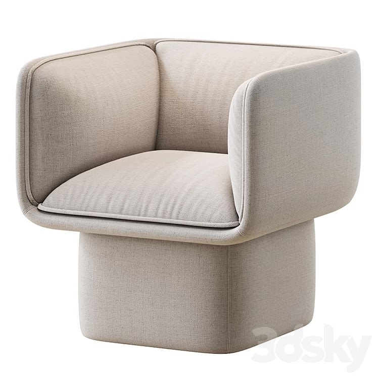BLOCK ARMCHAIR by Missana