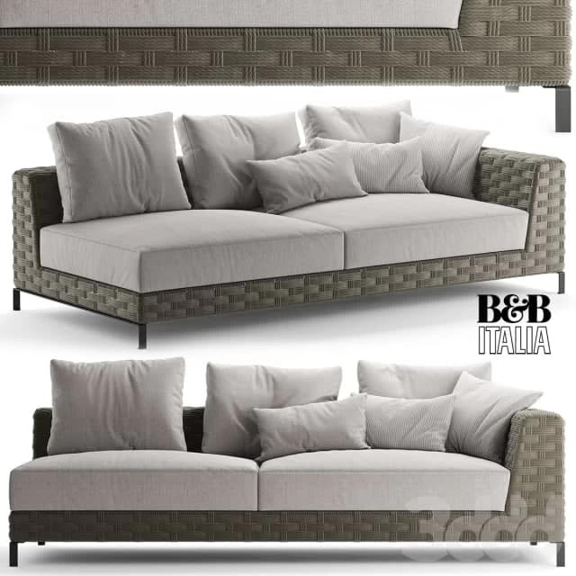 Sofa b&b italia Ray Outdoor Natural