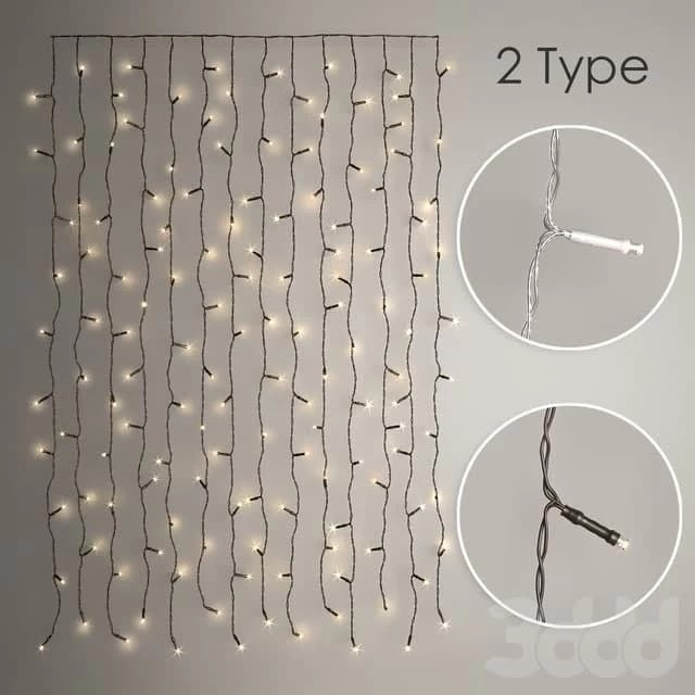 Light bulb garland -bulbs