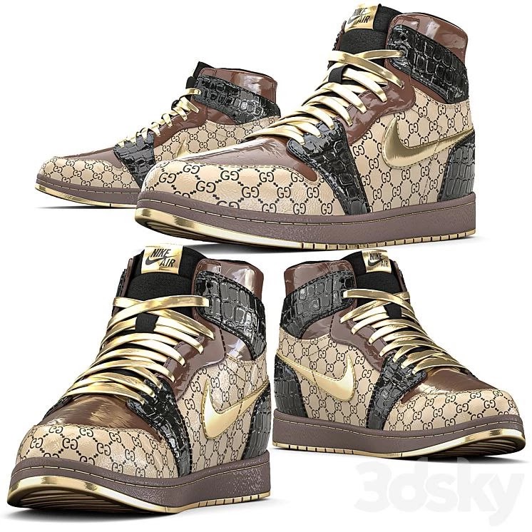 Sneakers Nike-Gucci