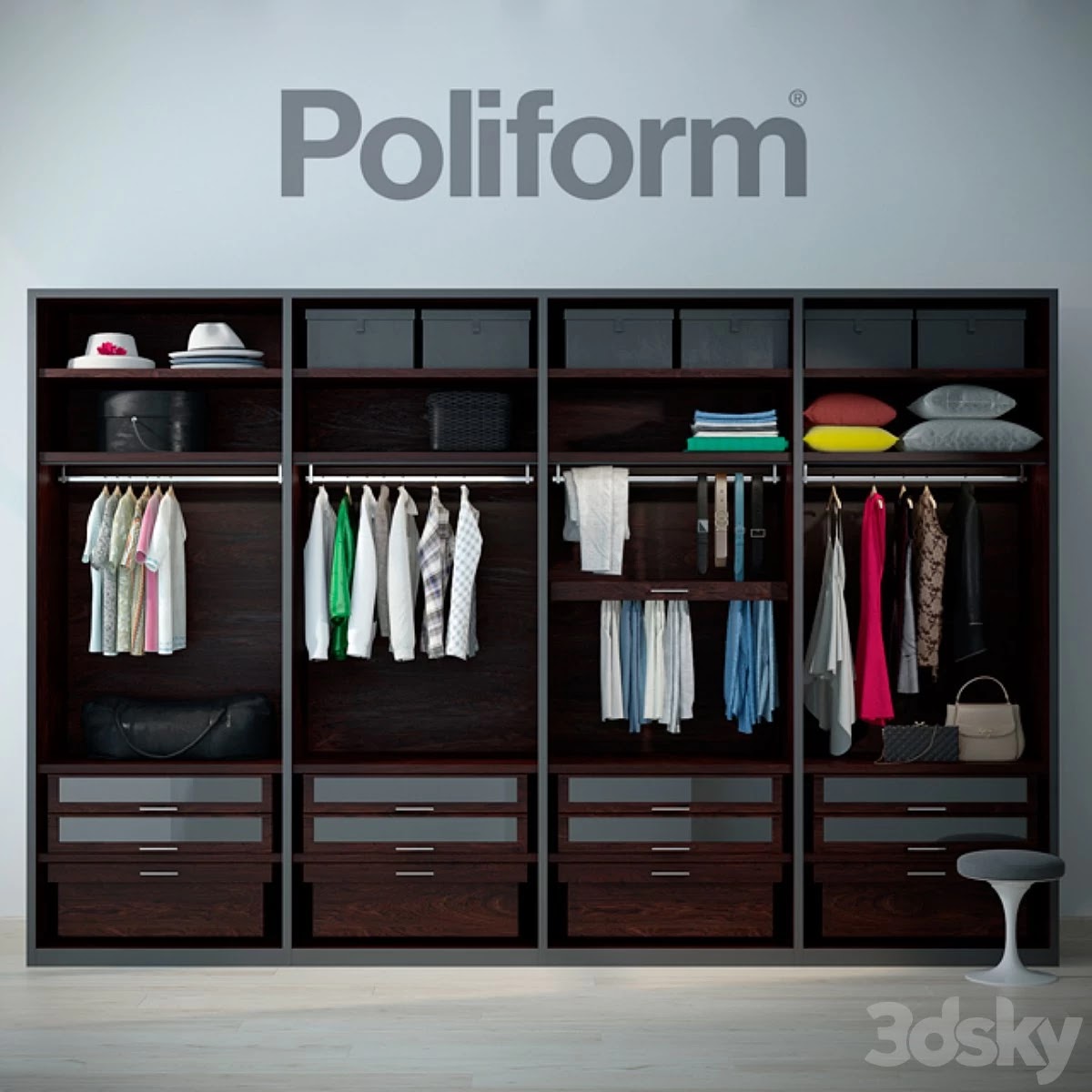 poliform wardrobe