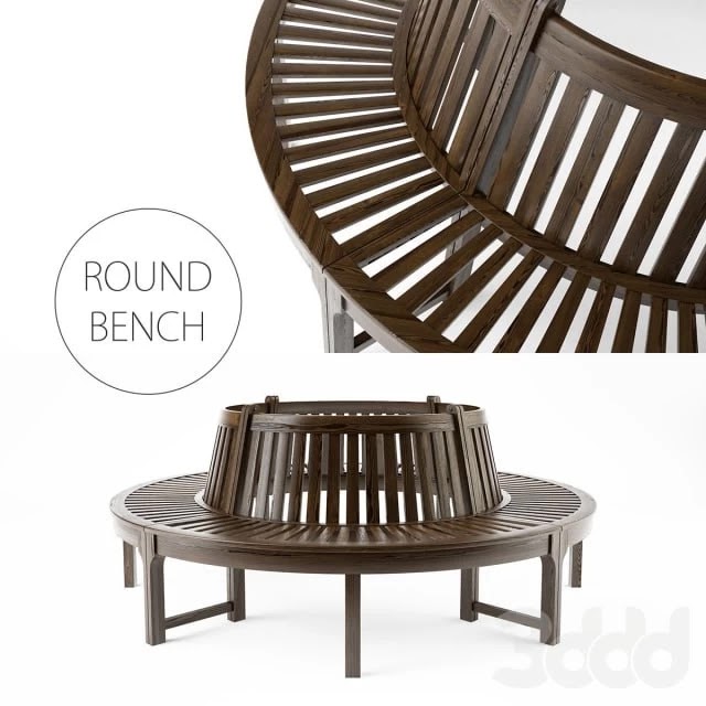 Round bench
