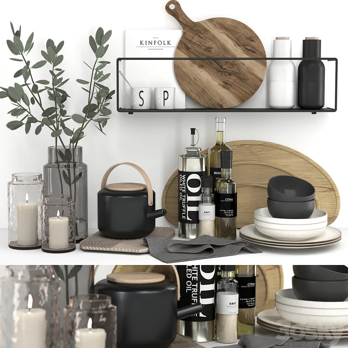 Kitchen accessories 01 - Decorative set 13