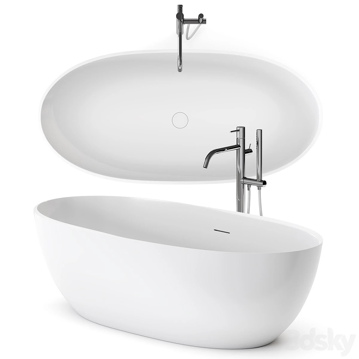 Aloe by Kos By Zucchetti Bathtub