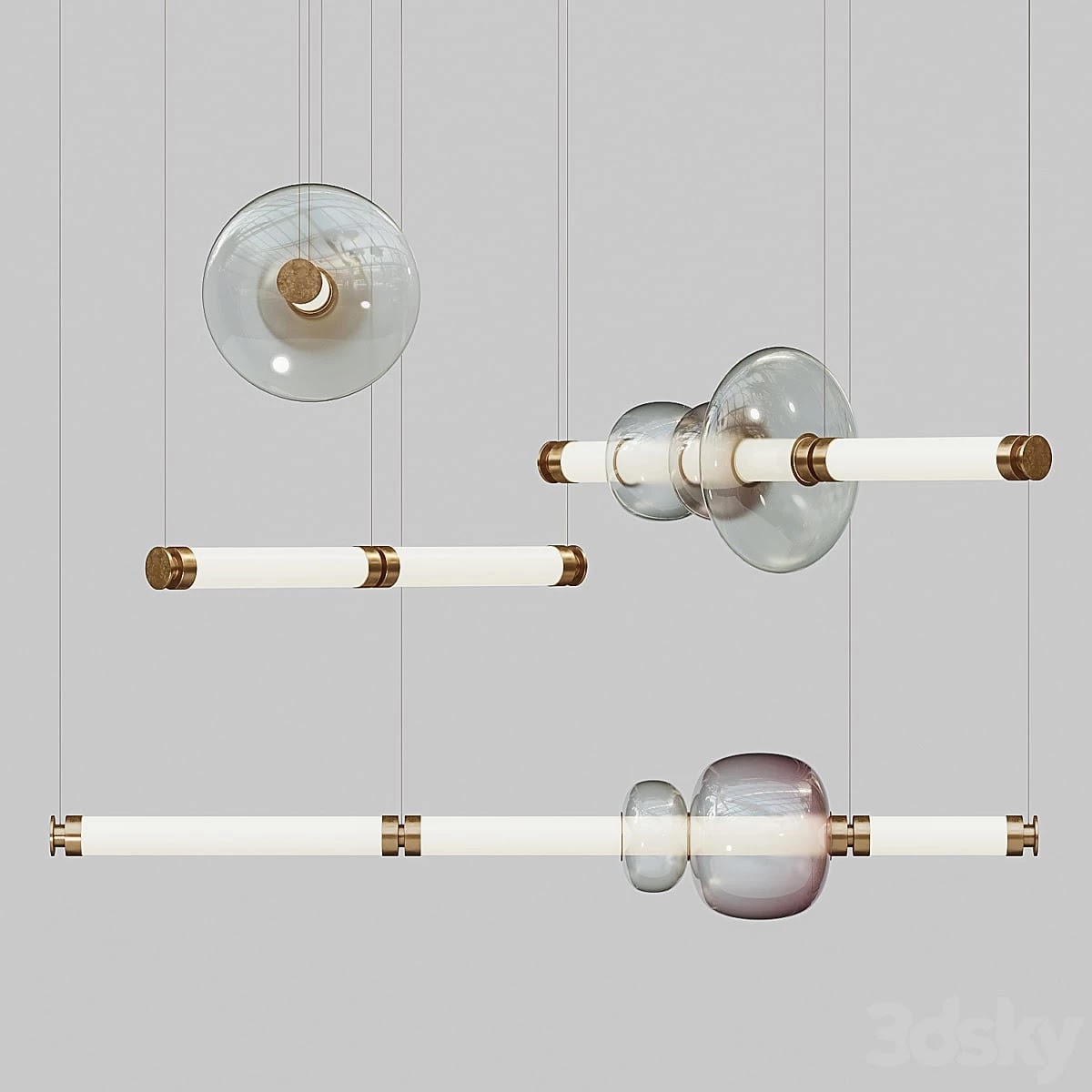 Gabriel Scott Luna Chandelier 3 tier