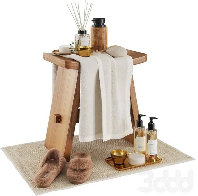 Zara home wood stool