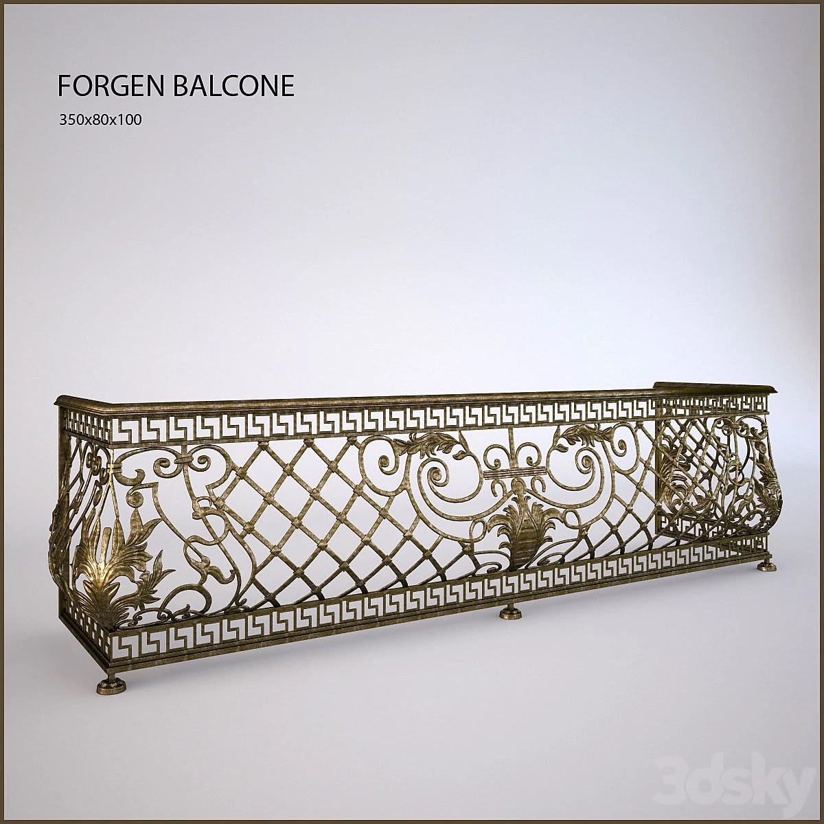 Forged balcony