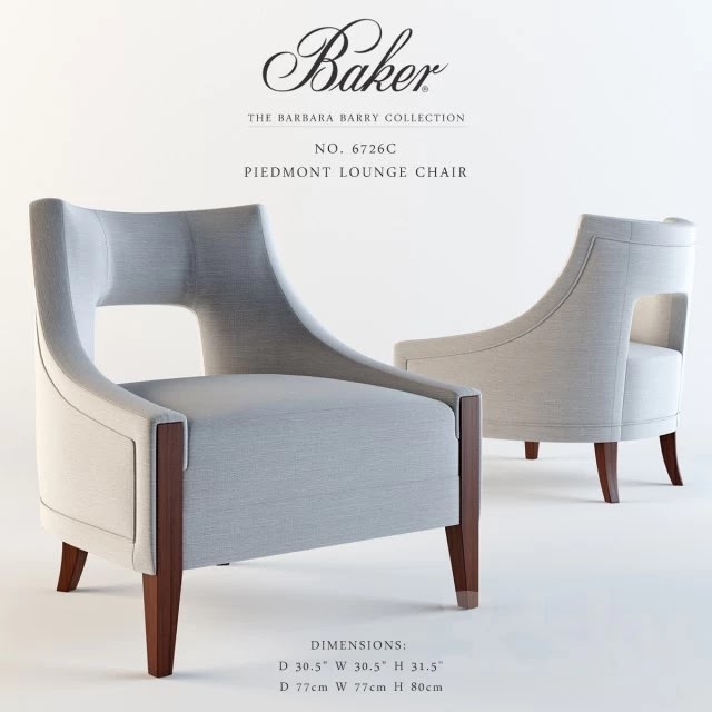 BAKER_Piedmont Lounge Chair_No 6726C