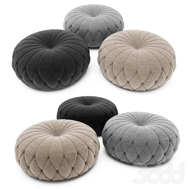 Tufted Round Ottoman
