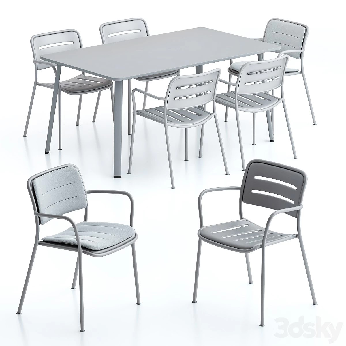 Kettal Village Table and Chair #+