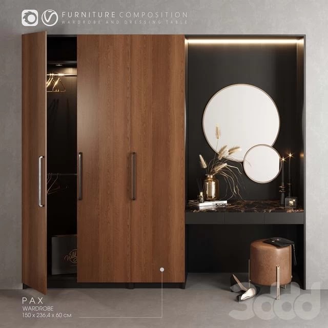 Furniture composition for bedroom