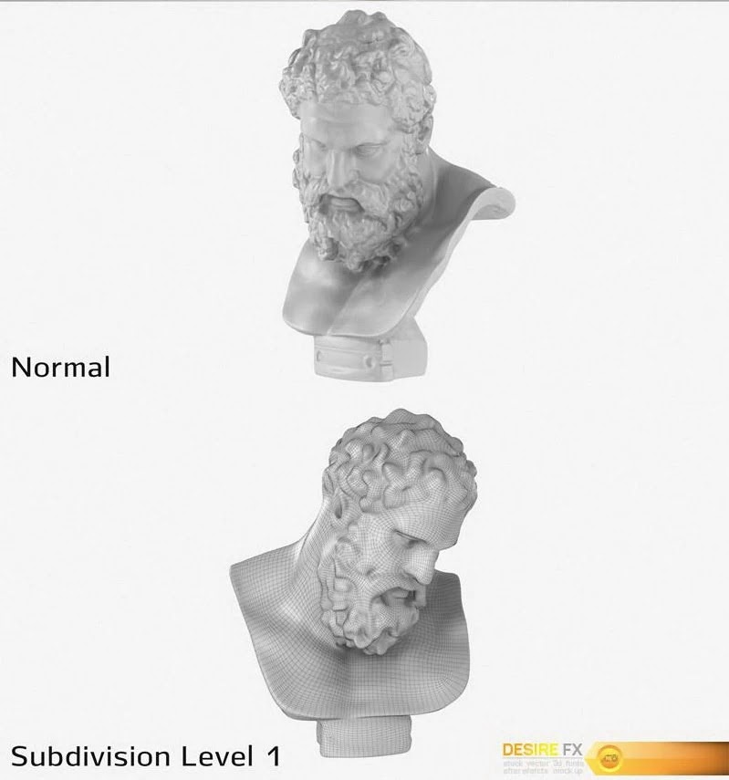 Marble Bust Farnese Hercules
