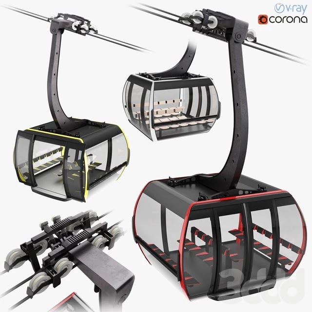 Cableway 3S Cabin CWA ATRIA for cableway