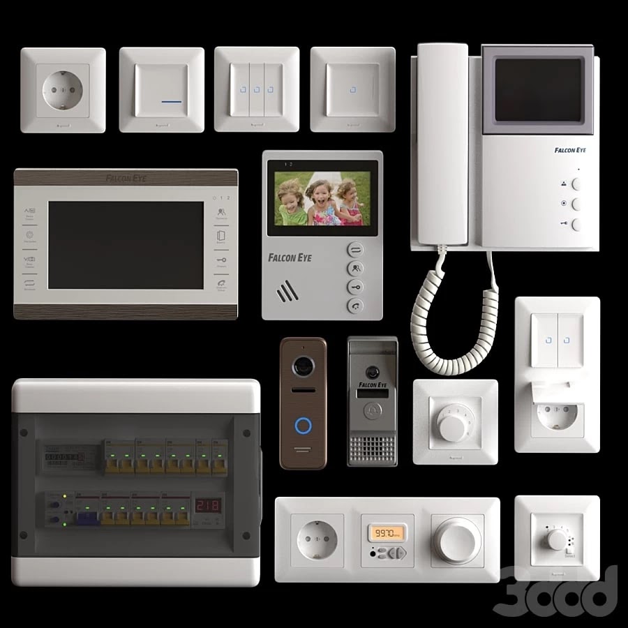 Falcon and Legrand Home Electronics Set