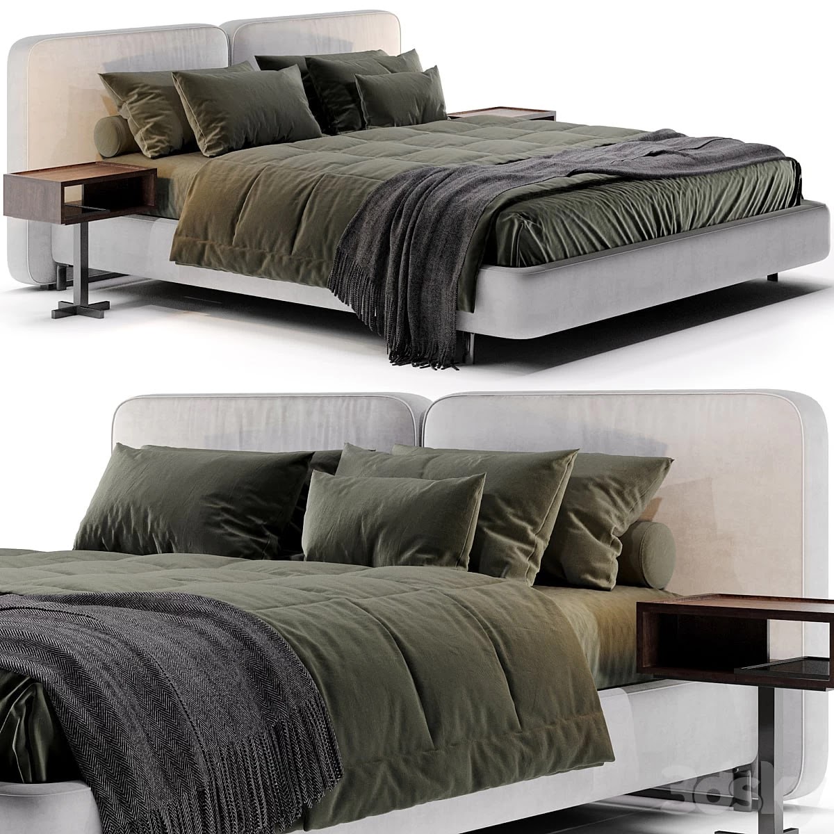 Minotti Tatlin Cover Bed