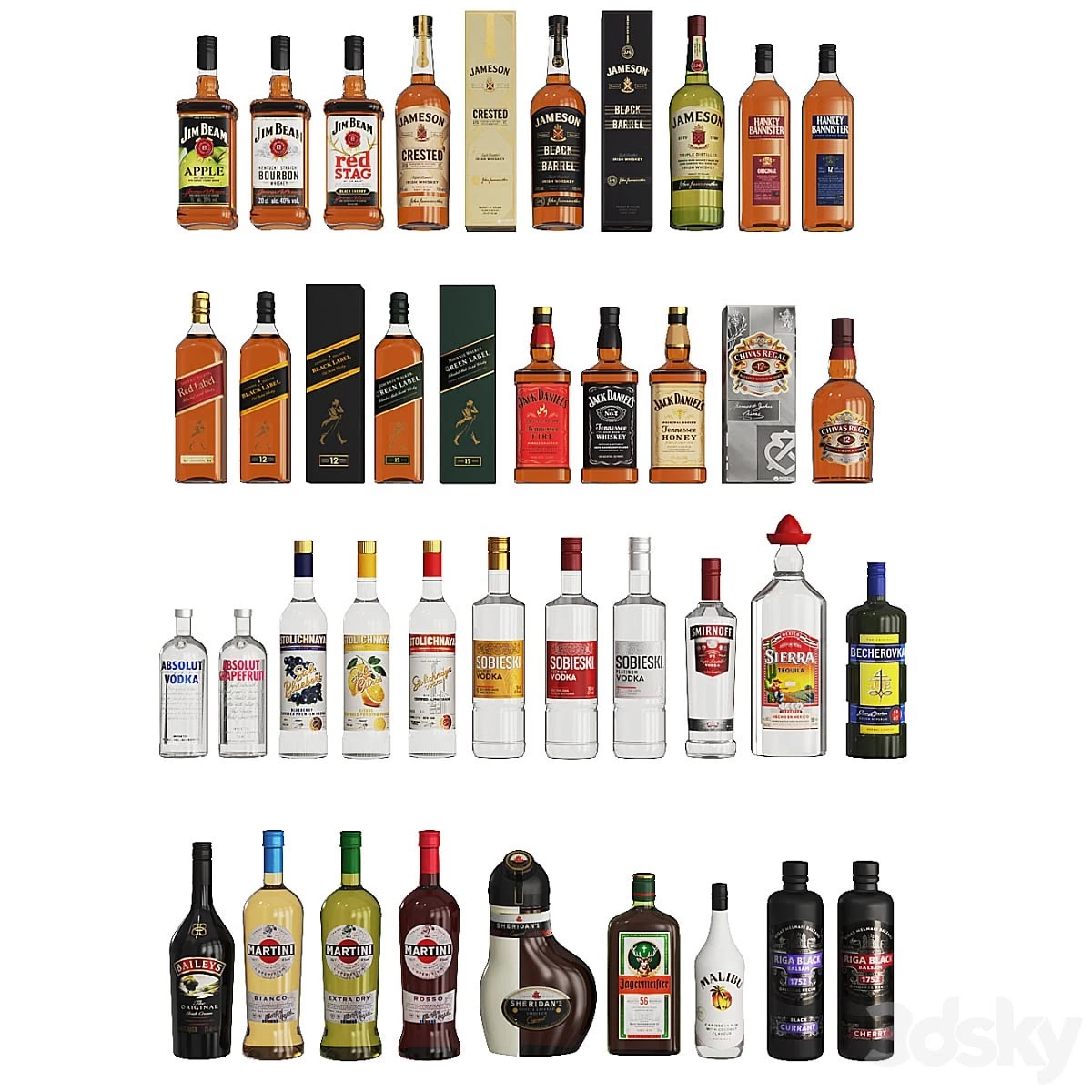Alcohol bar set