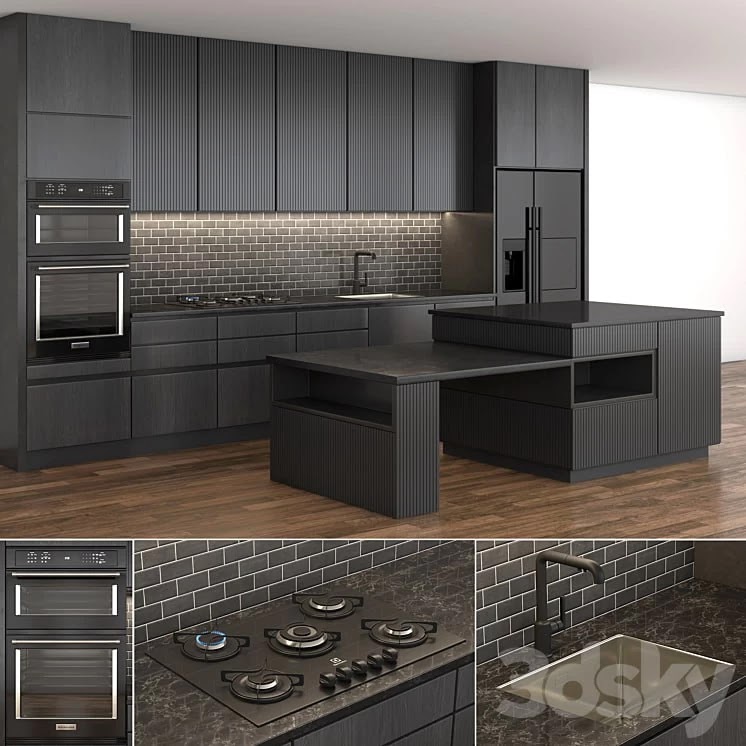 Dark kitchen