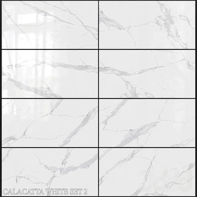 Decovita Calacatta White 600x1200 Set 2