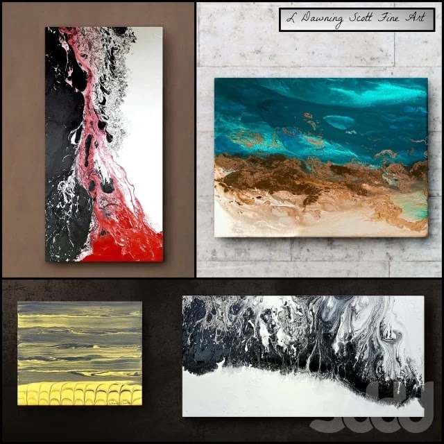 L Dawning Scott Fine Art - set