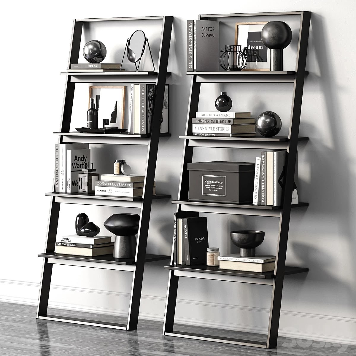 Rack BORDEAUX (black) by BoConcept