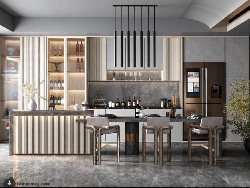 Kitchen Model By Huy Hieu Lee