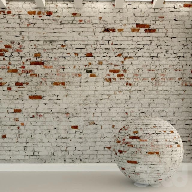 Brick wall. Old brick. 130