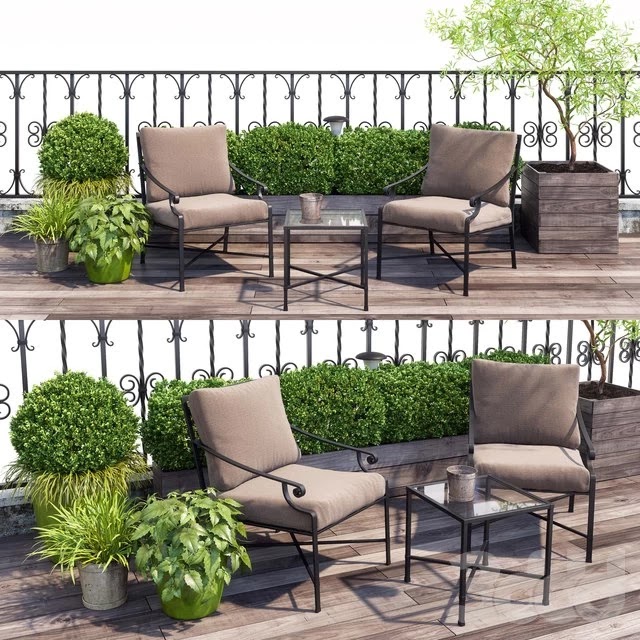 Terrace, balcony, penthouse