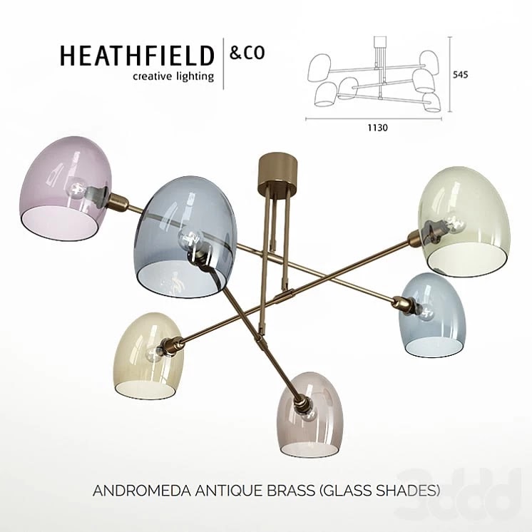 HEATHFIELD ANDROMEDA ANTIQUE BRASS
