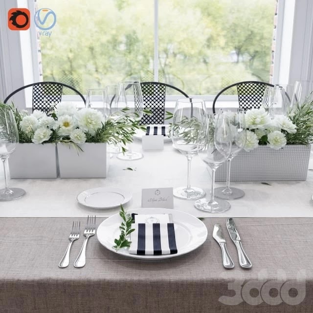 Banquet Table Setting