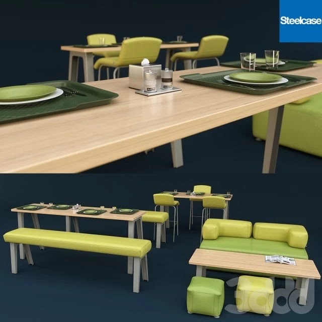 Steelcase office furniture dining room