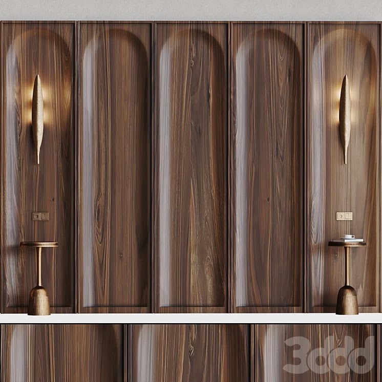 Decorative wall 3d panel