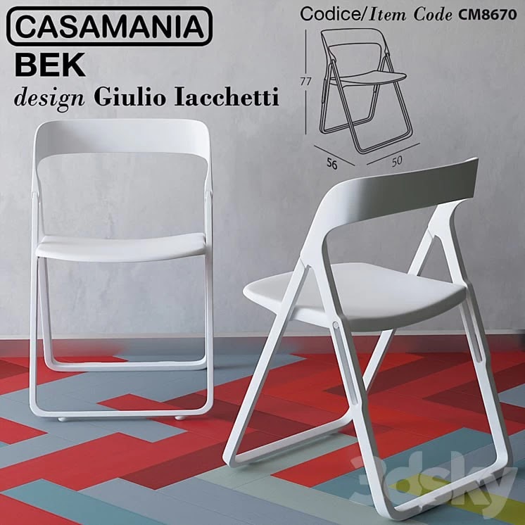 Casamania_Bek_Folding_Chair, design by Giulio Iacchetti