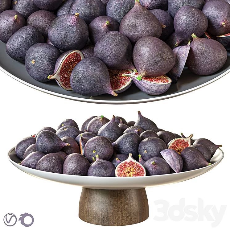 wood fig dish