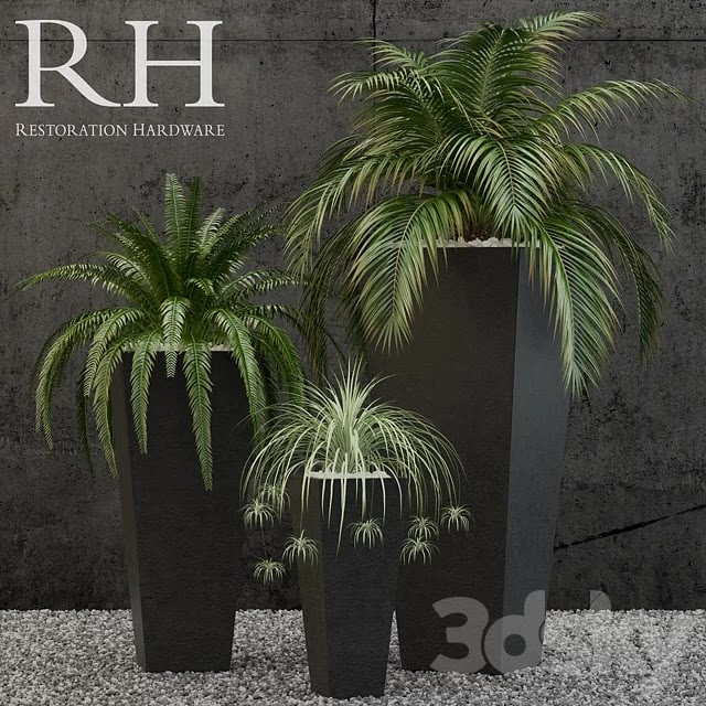 Restoration Hardware salento tapered planter