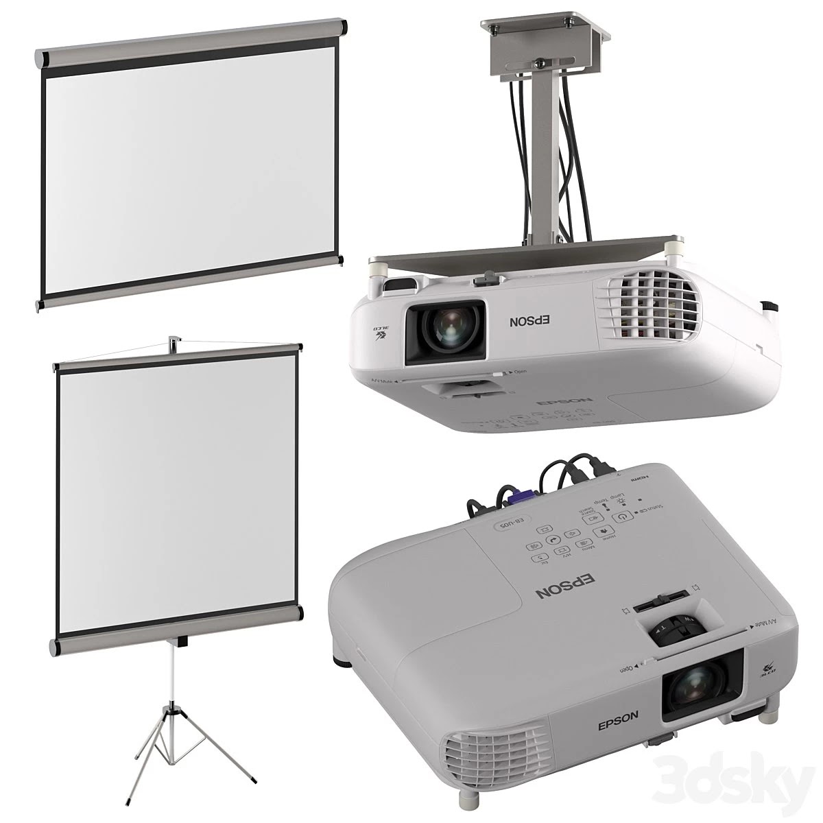 Epson EB-FH06 projector + projection screens