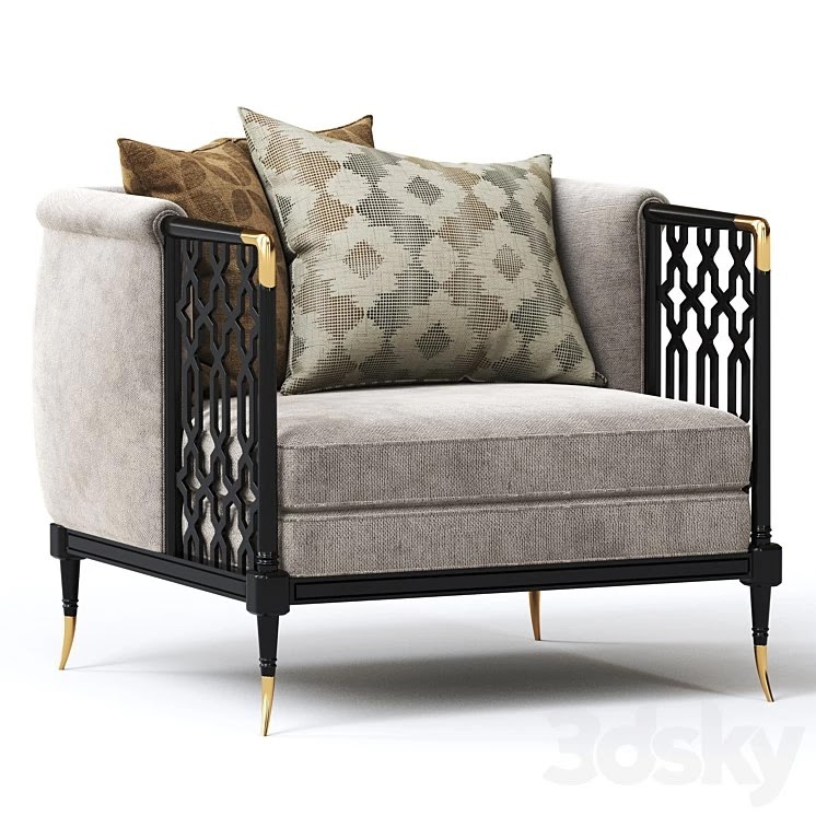 Caracole Lattice Entertain You Chair