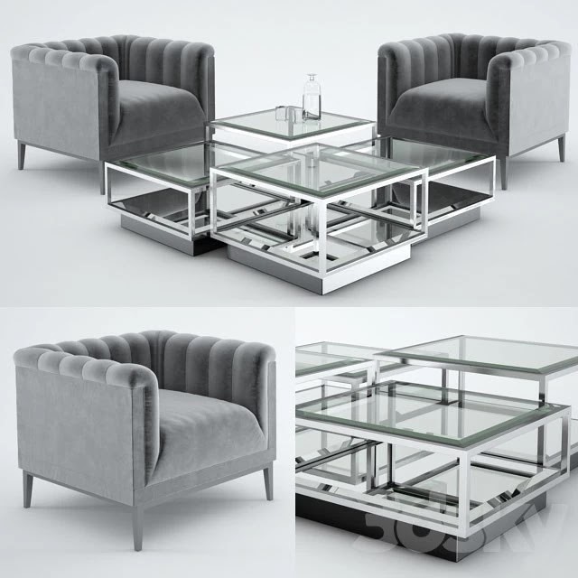 Eichholtz Raffles Chair Tortona Coffee Table