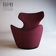 Armchair B & B Italia Piccolo Papili