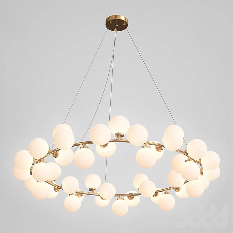 Milk Bubble Round Chandelier