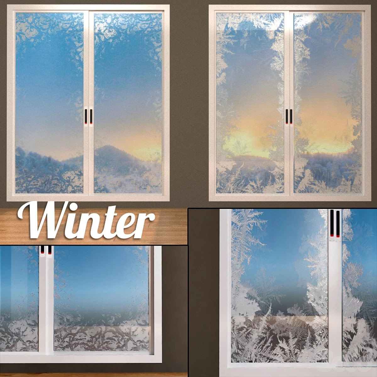 frozen window