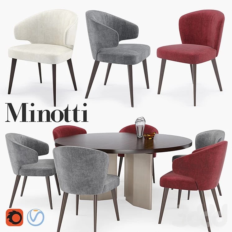 Minotti Aston "Dining" set
