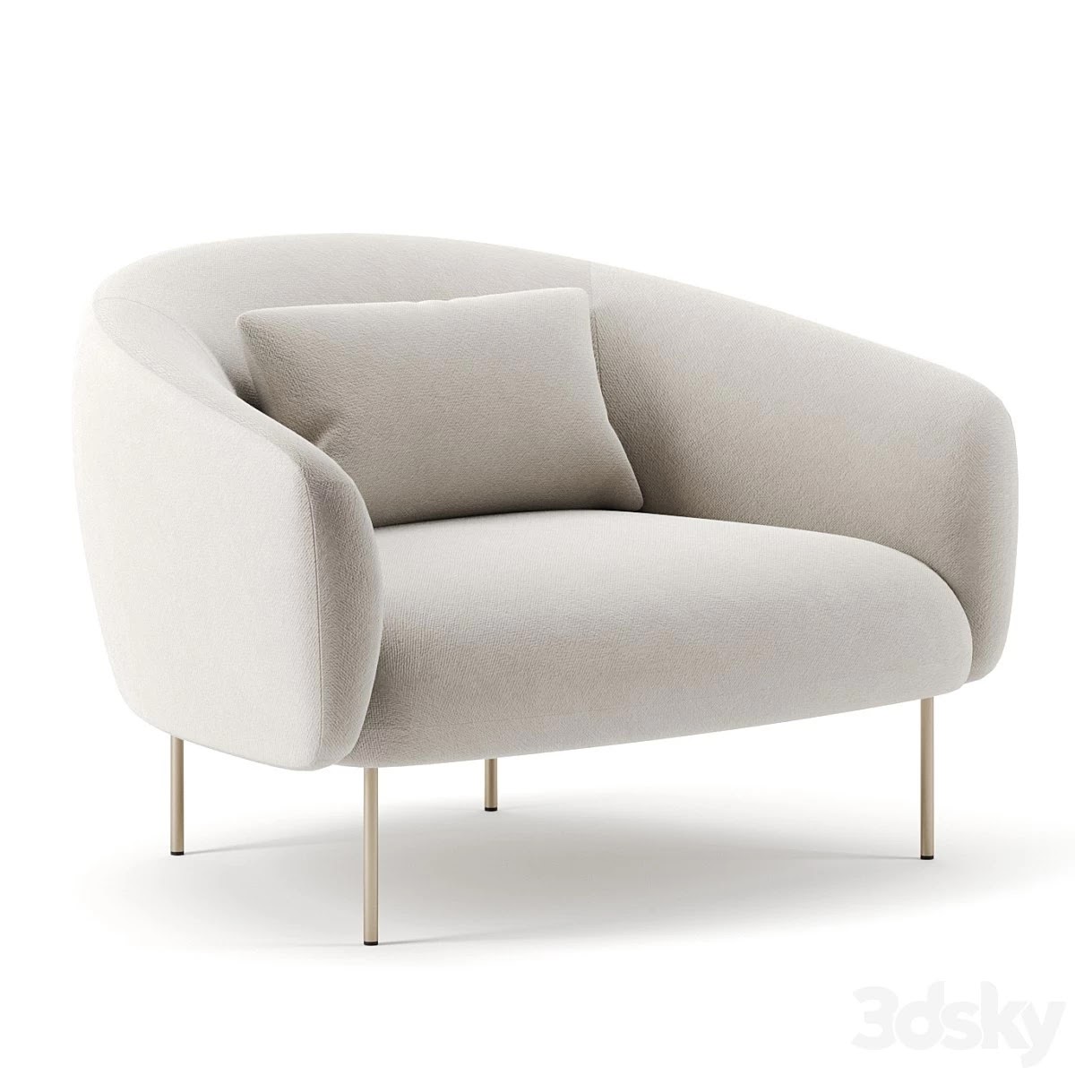 Roma lounge chair by Tacchini