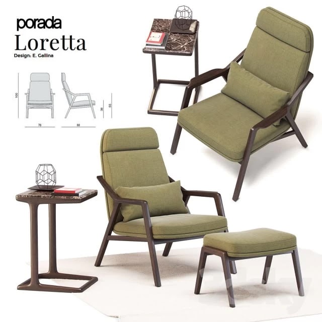 Laurette 39 Chair Porada Loretta