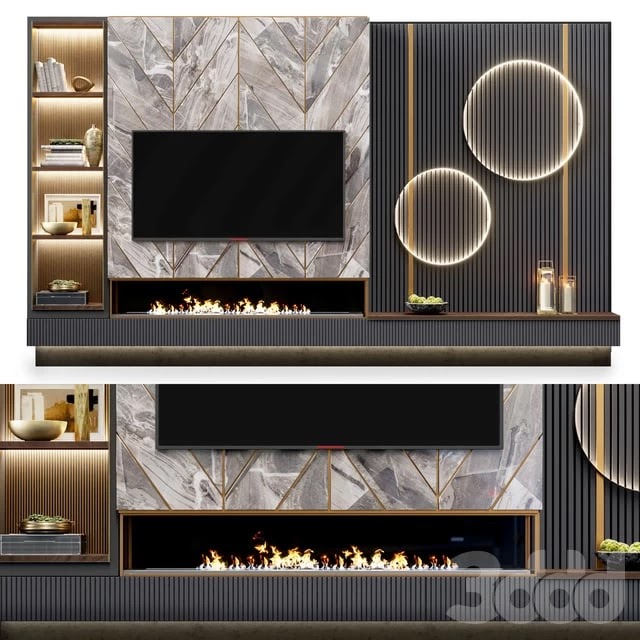 TV wall modern 50