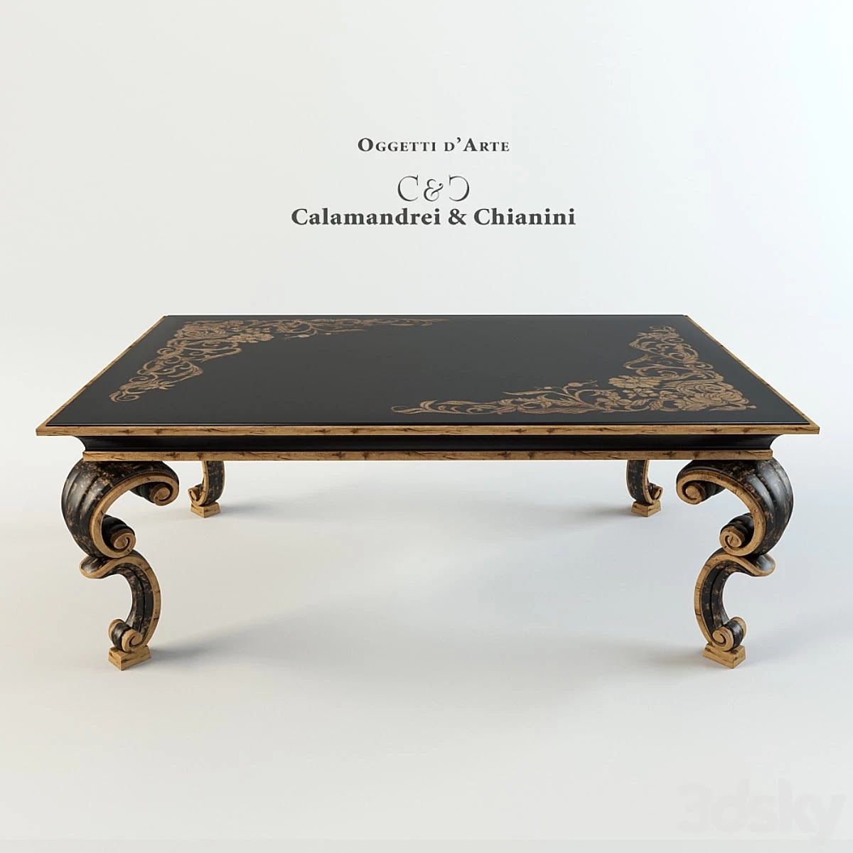 Coffee table Calamandrei & Chianini Tavoli 1500